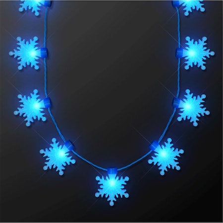 Endless Games LED Big Blue Snowflakes String Lights Necklace EN3333854